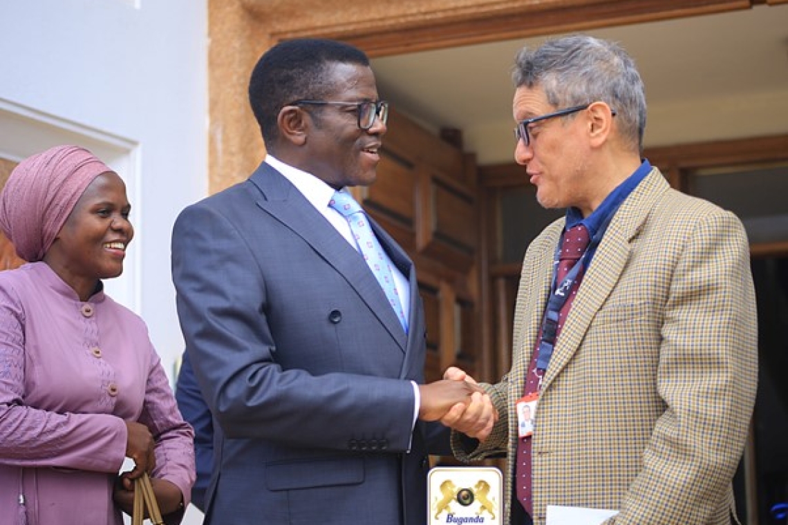 Katikkiro establishes partnership with Tropical Bank